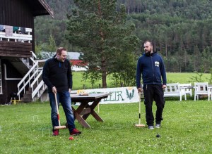 Jeg spilte krokket. Jeg er ikke flink i krokket.